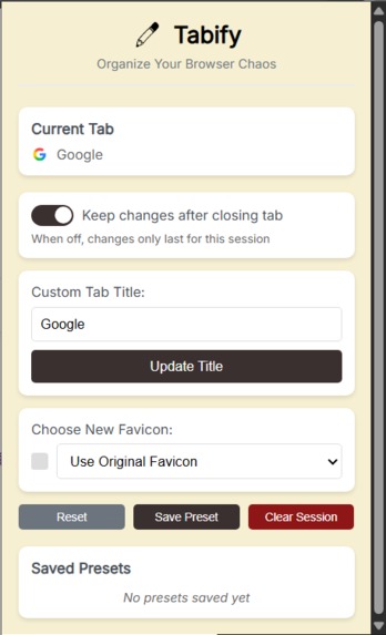 Tabify - Organize Your Browser Chaos – screenshot 6