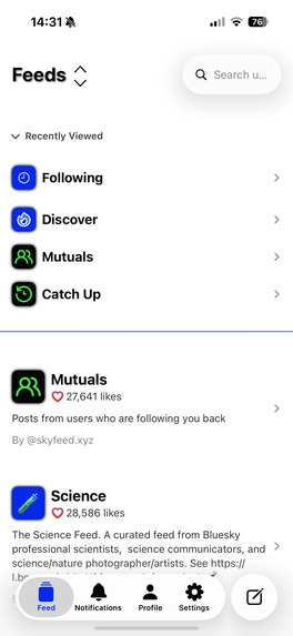 Horizon for Bluesky – screenshot 1
