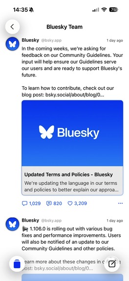 Horizon for Bluesky – screenshot 4