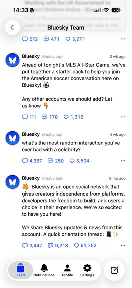 Horizon for Bluesky – screenshot 3