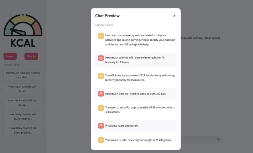 CaloriMate – screenshot 4