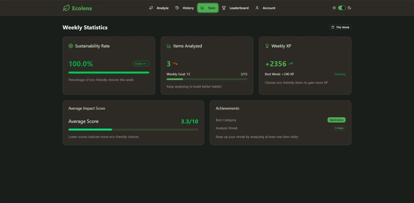 EcoLens – screenshot 3