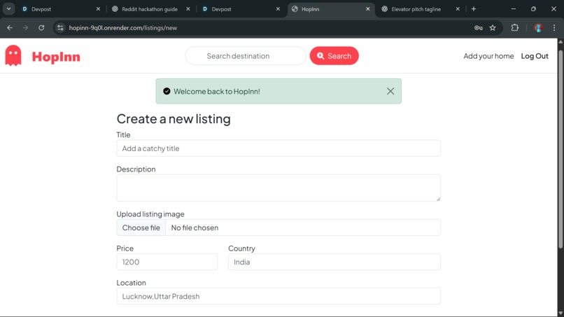 HopInn – screenshot 2