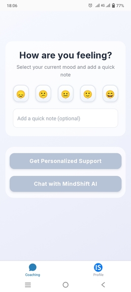 MindShift: AI Coaching – screenshot 5