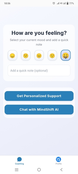 MindShift: AI Coaching – screenshot 8
