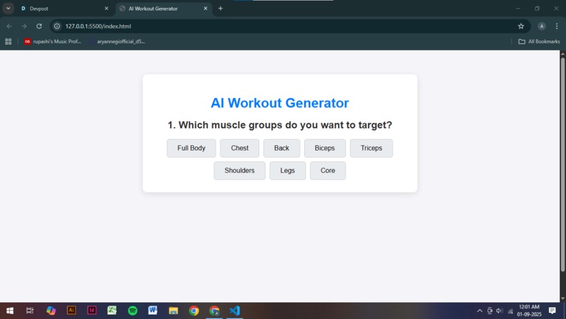 GymGenie – screenshot 1