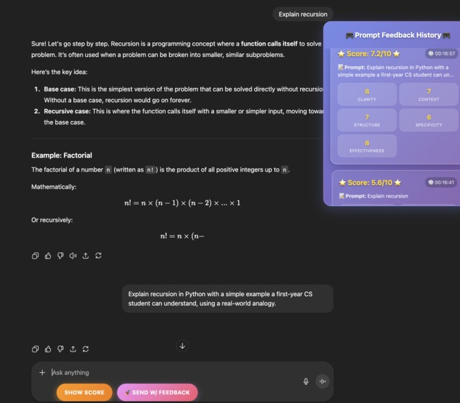 Promptly – screenshot 1