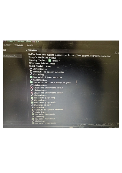 ElderSense: An AI-Powered Companion for Elderly Care – screenshot 1