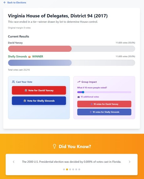 OneVote – screenshot 2