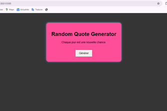 RANDOM QUOTE GENERATOR