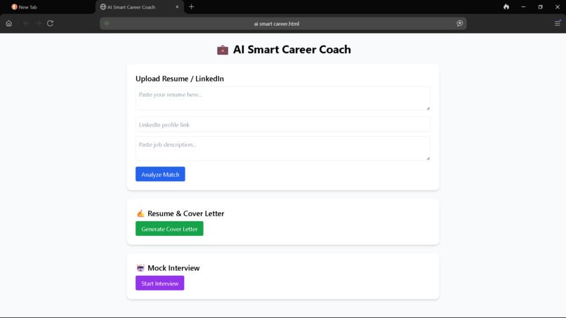 AI smart career coach – screenshot 1