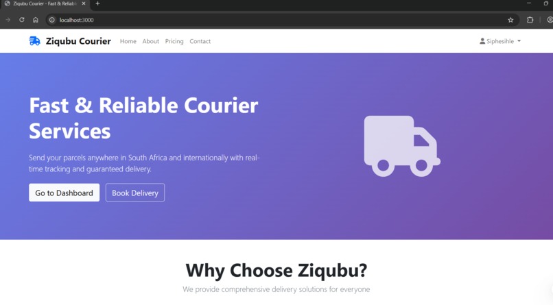 ZIQUBU COURIER – screenshot 3