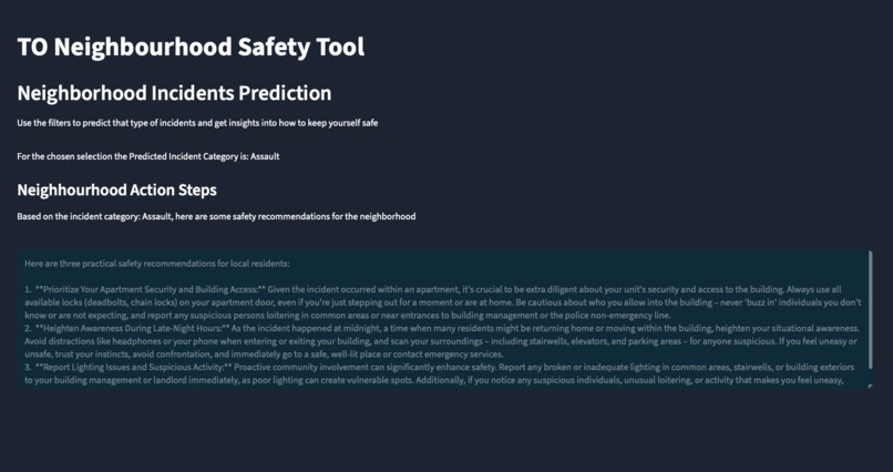 TO Community Safety Tool – screenshot 3
