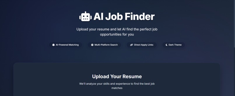 AI Job Finder – screenshot 1
