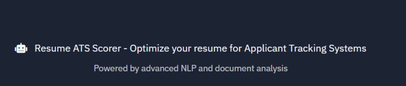 ATS Resume Analyser – screenshot 4