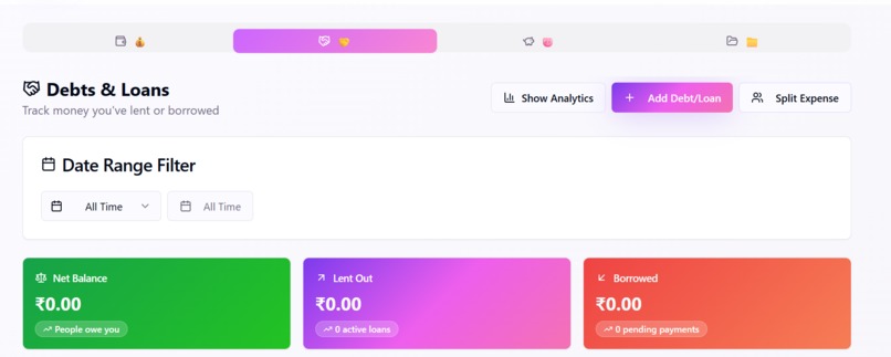 Expense Tracker App – screenshot 2