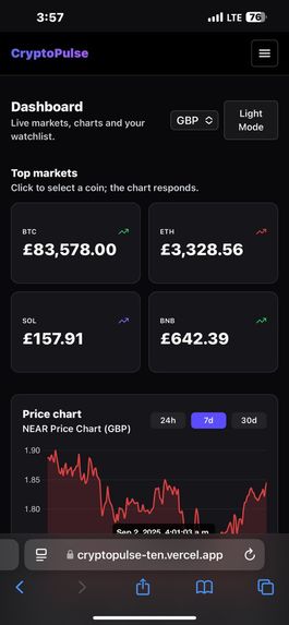 CryptoPulse – screenshot 3