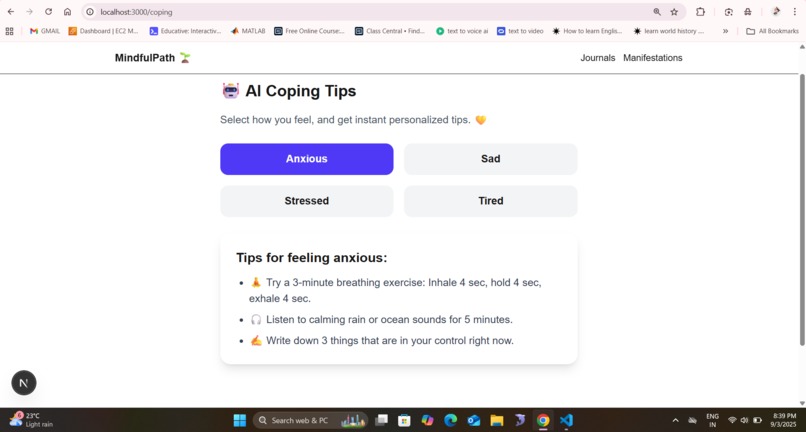 MindMate – Student Mental Health Companion – screenshot 12