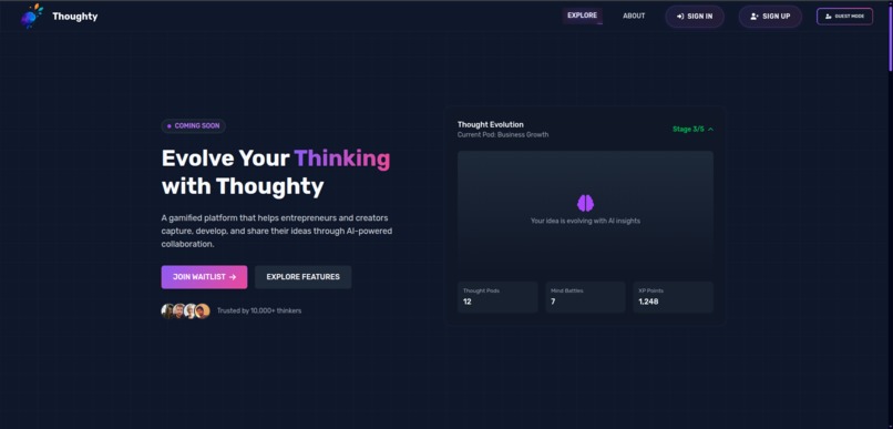 Thoughty – screenshot 1
