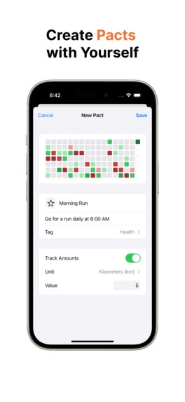 Habit Tracker: Pact – screenshot 2