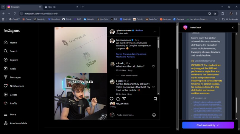 InstaCheck – screenshot 4