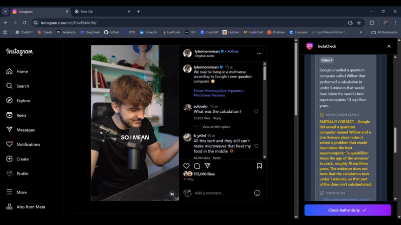 InstaCheck – screenshot 3