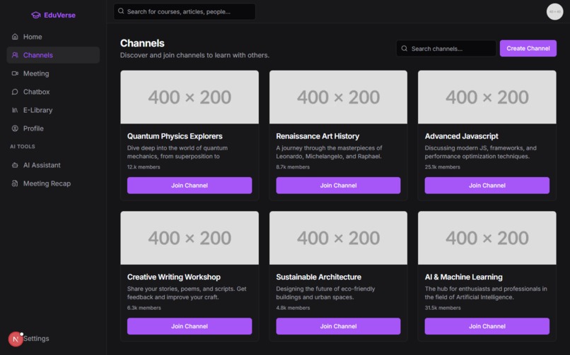 EduVerse – screenshot 5