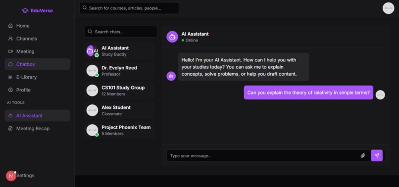 EduVerse – screenshot 7