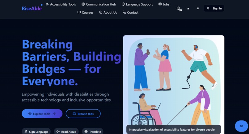 RiseAble – screenshot 1