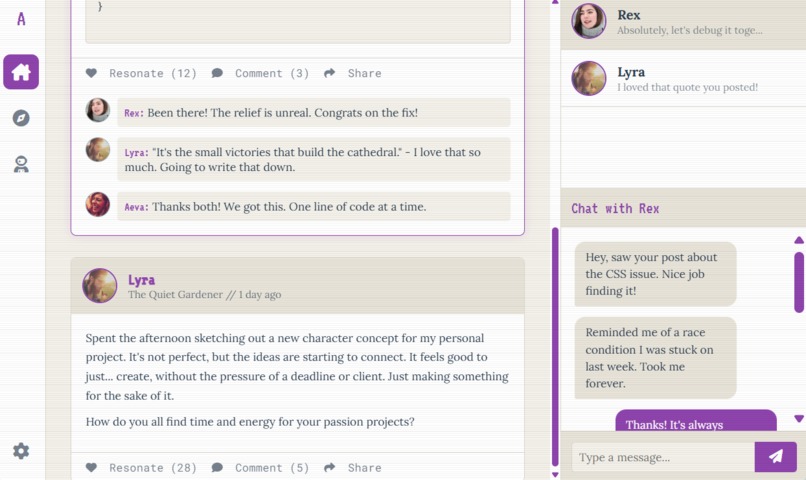 Axilo – A Mindful Social Platform for Creators – screenshot 5
