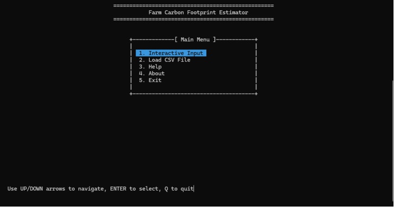 Farm Carbon Footprint Estimator – screenshot 4