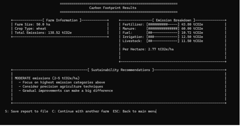 Farm Carbon Footprint Estimator – screenshot 5
