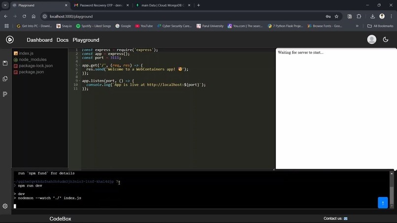 codebox-client – screenshot 1