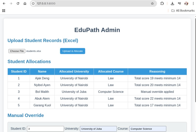 EduPath – screenshot 1