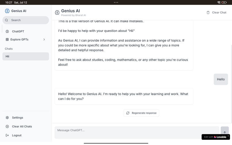 Genius ai  – screenshot 5