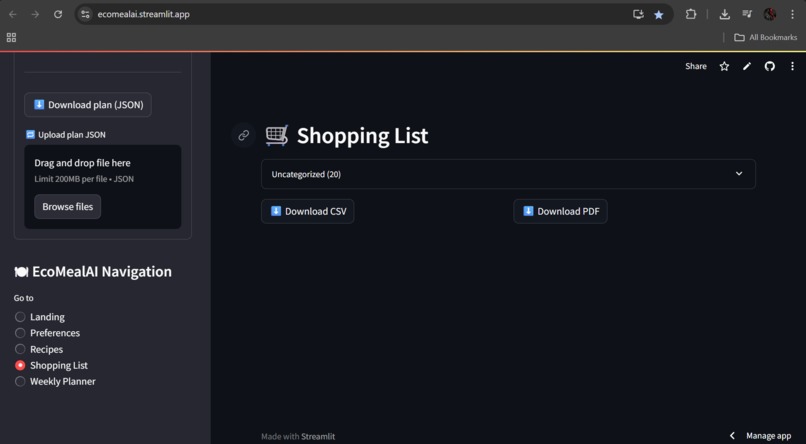 EcoMealAI – screenshot 4