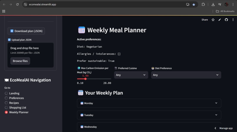 EcoMealAI – screenshot 5