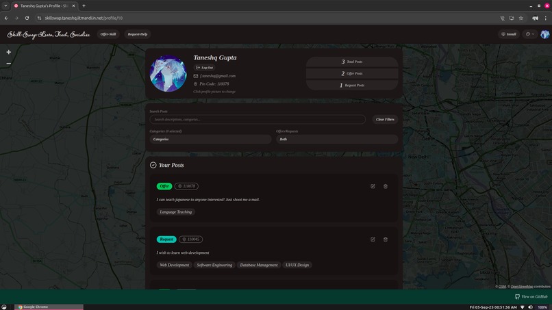 Skill-Swap – screenshot 2
