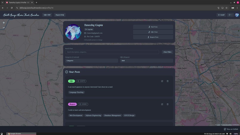 Skill-Swap – screenshot 3