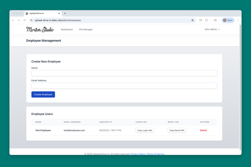 Upload Drive-In – screenshot 5