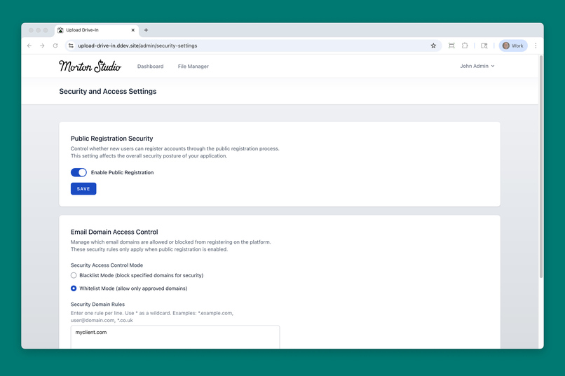 Upload Drive-In – screenshot 6
