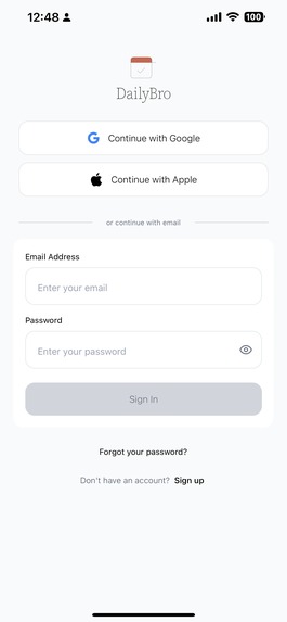 DailyBro – screenshot 1