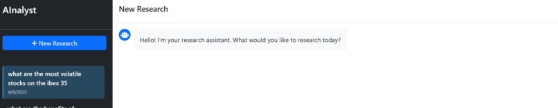 AInalyst – screenshot 3