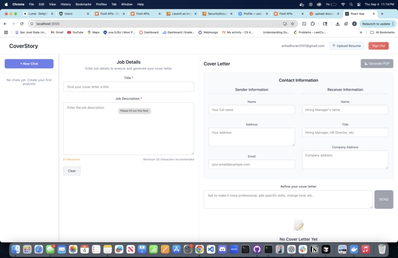 CoverStory – screenshot 1