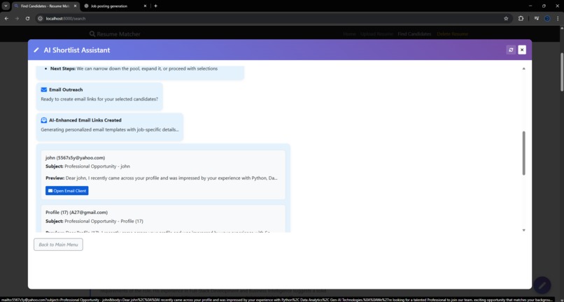 Resume Matcher – screenshot 15