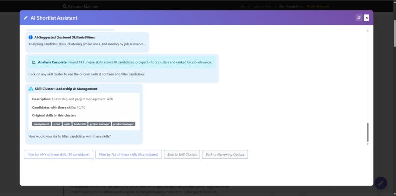 Resume Matcher – screenshot 17