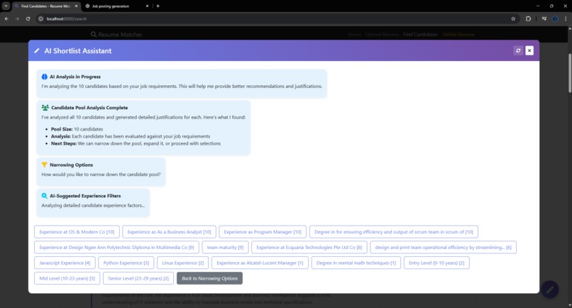 Resume Matcher – screenshot 13