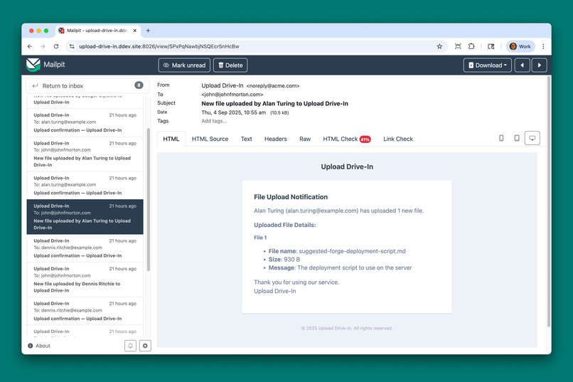 Upload Drive-In – screenshot 9