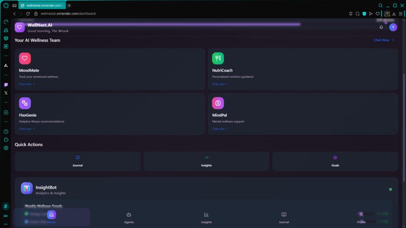 WellNest.AI - Your Personal Wellness Companion – screenshot 3