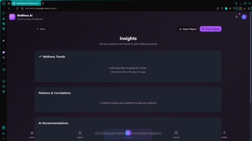 WellNest.AI - Your Personal Wellness Companion – screenshot 4